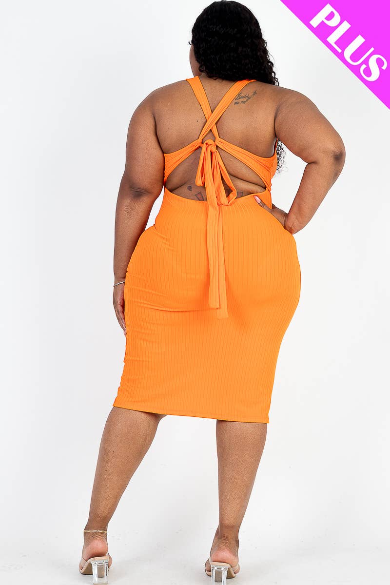 bbw bodycon dress Final Sale Plus Size BodyCon Dress with Rhinestone Lined Bust and Wide Strap Mini Dress In Red