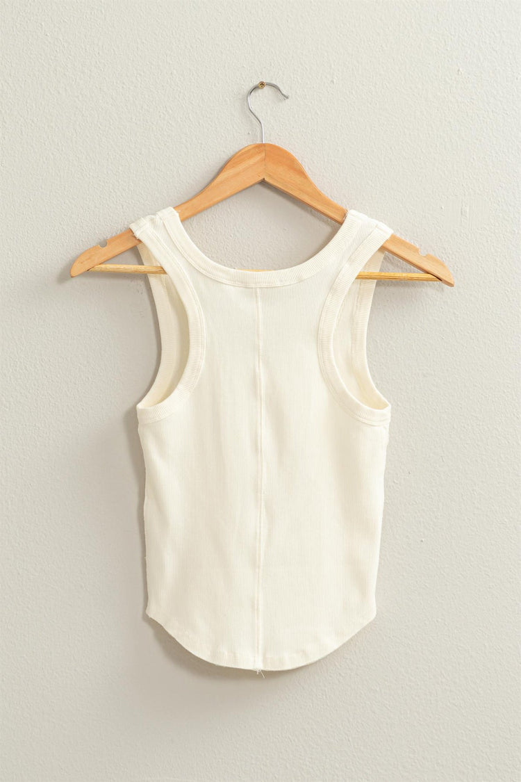 Acid-Washed Tank Top