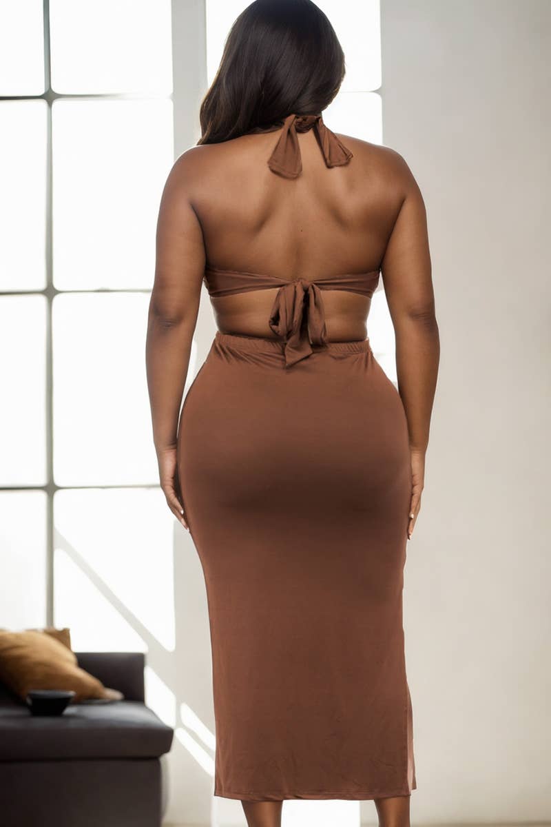 plus size cut out back dress Plus Size Chiffon A-Line Dress with Back Cutout Ever-Pretty Plus